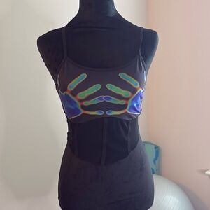 SHEIN hand print tank top